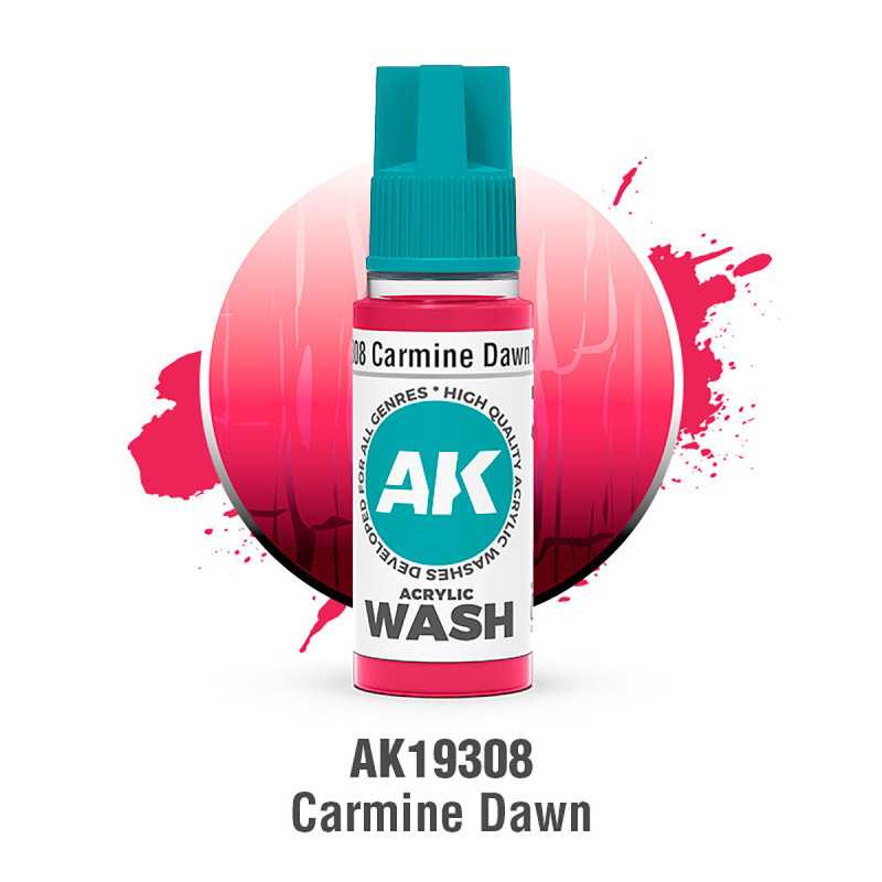 AMANECER CARMÍN – LAVADO ACRÍLICO SKU: AK19308