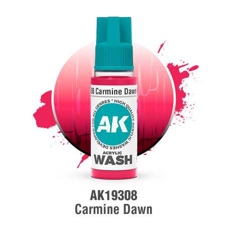 AMANECER CARMÍN – LAVADO ACRÍLICO SKU: AK19308