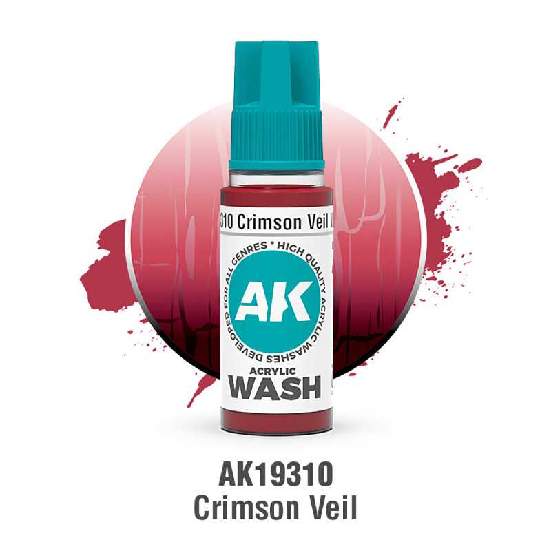 VELO CARMESÍ – LAVADO ACRÍLICO SKU: AK19310