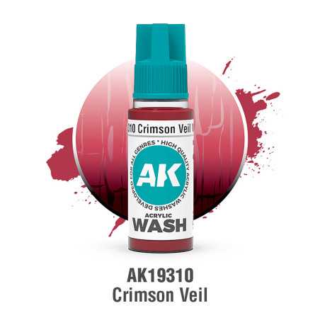 VELO CARMESÍ – LAVADO ACRÍLICO SKU: AK19310