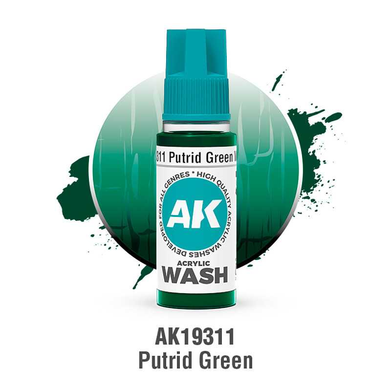 VERDE PÚTRIDO – LAVADO ACRÍLICO SKU: AK19311