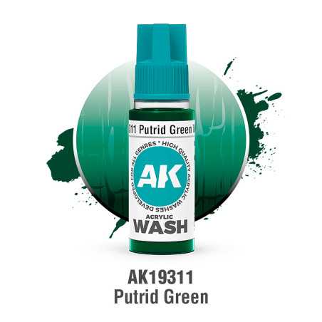 VERDE PÚTRIDO – LAVADO ACRÍLICO SKU: AK19311