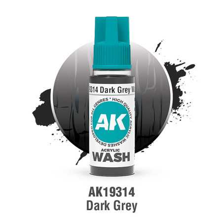 GRIS OSCURO – LAVADO ACRÍLICO SKU: AK19314