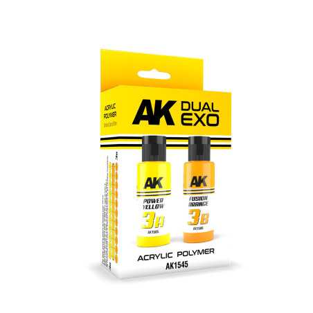 DUAL EXO SET 3 – 3A AMARILLO POTENTE & 3B NARANJA FUSIÓN AK1545