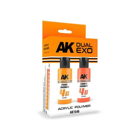 DUAL EXO SET 4 – 4A NARANJA PURO & 4B NARANJA DESVANECIDO AK15446