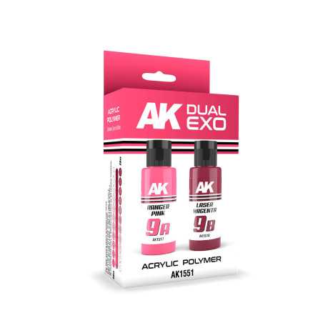 DUAL EXO SET 9 – 9A ROSA RANGER & 9B MAGENTA LÁSER AK1551