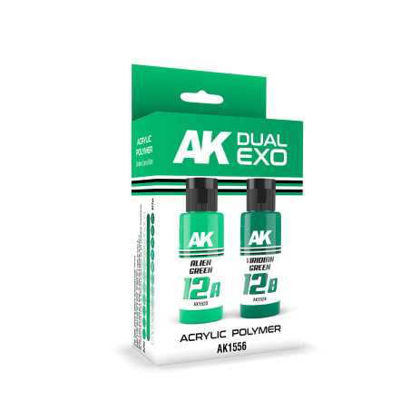 DUAL EXO SET 12 – 12A VERDE ALIENÍGENA & 12B VERDE VIRIDIANO AK1556