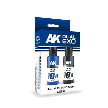 DUAL EXO SET 16 – 16A AZUL RAYO & 16B AZUL TURBO AK1560