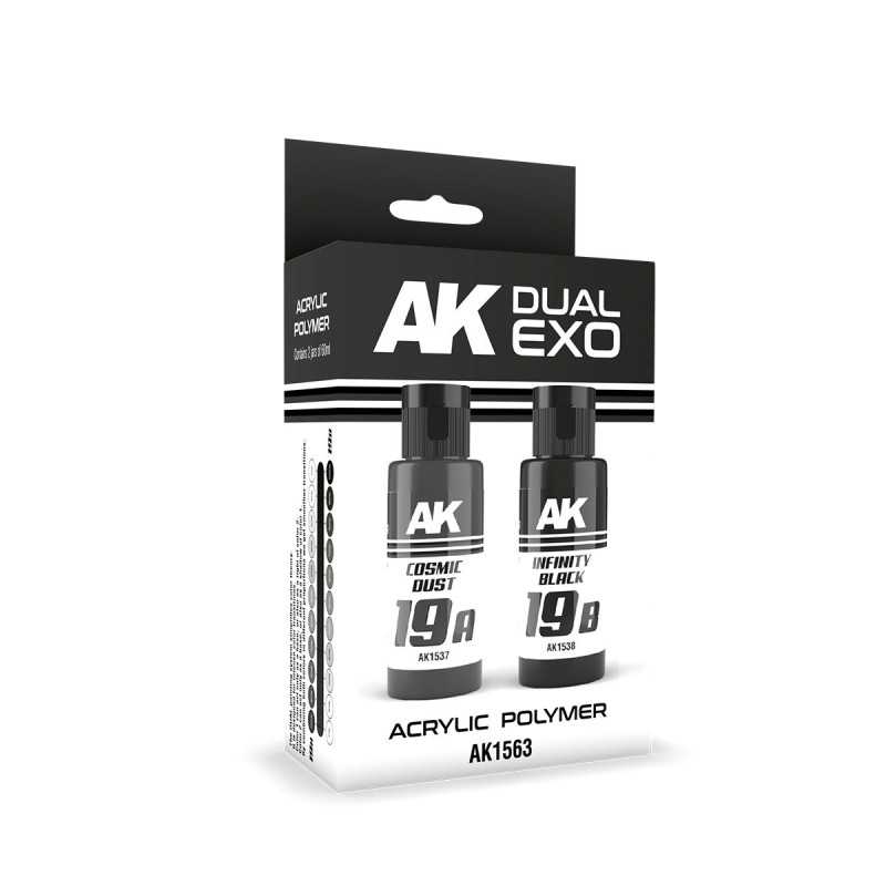 DUAL EXO SET 19 – 19A POLVO CÓSMICO & 19B NEGRO INFINITO AK1563