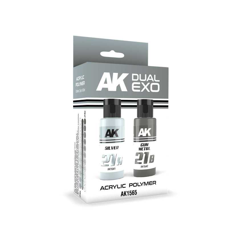 DUAL EXO SET 21 – 21A PLATA & 21B METAL GUN AK1565