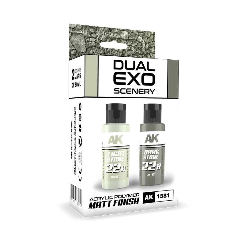 DUAL EXO ESCENOGRAFÍA SET 22 – 22A PIEDRA CLARA & 22B PIEDRA OSCURA AK1581
