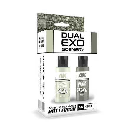 DUAL EXO ESCENOGRAFÍA SET 22 – 22A PIEDRA CLARA & 22B PIEDRA OSCURA AK1581