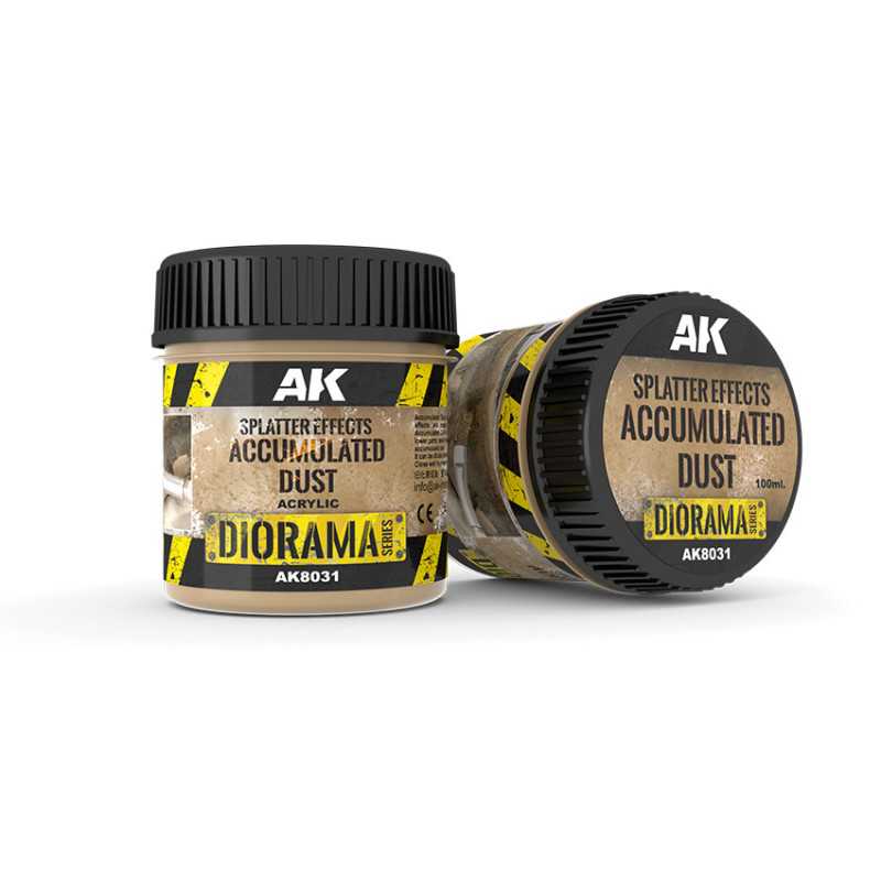 EFECTO SALPICADURA POLVO ACUMULADO 100ML AK8031