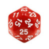Dado De 30 Caras Cuenta Regresiva Rojo