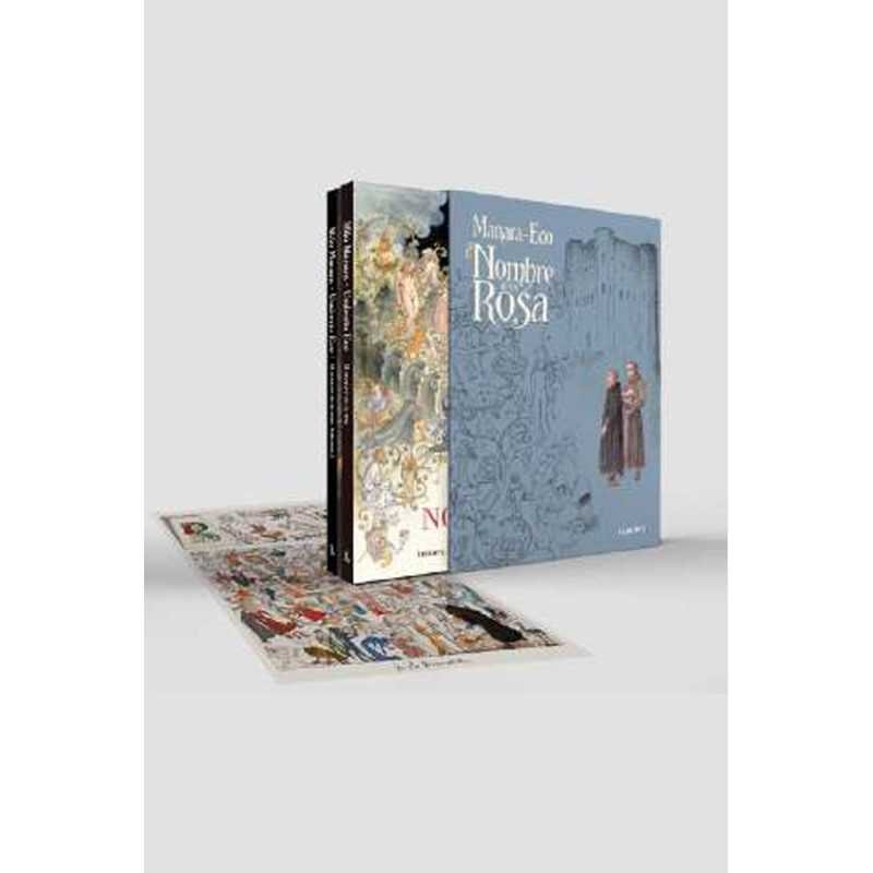 Estuche El Nombre De La Rosa Novela Grafica Vol 01 Y 02