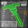 Regla Deep Strike 8 pulgadas - Fluor Verde