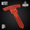 Regla Deep Strike 8 pulgadas - Fluor Naranja