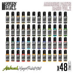 Mega Set Pintura Aerografo Colores Básicos Vol.2.0