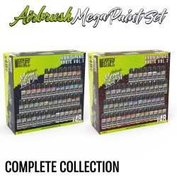 Mega Set Pintura Aerografo Colores Básicos Vol.1.0