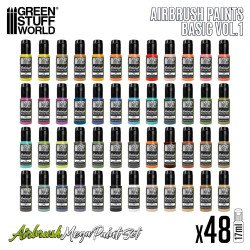 Mega Set Pintura Aerografo Colores Básicos Vol.1.0