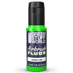 Pintura aerógrafo fluorescente Verde lima