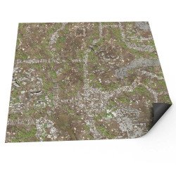 Tapete Neopreno 120x120cm Ciudad Olvidada