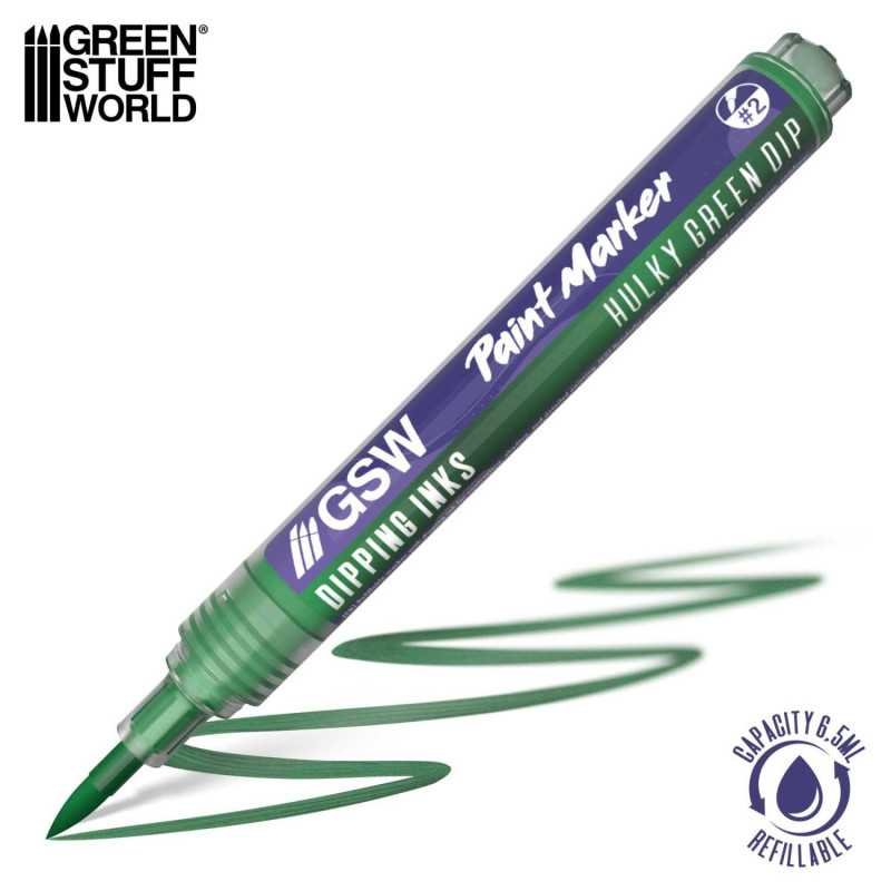 Rotulador Dipping Ink - HULKY GREEN DIP