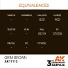 GRIM BROWN - ESTÁNDAR SKU: AK11112