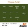 MEDIUM OLIVE GREEN AK11148
