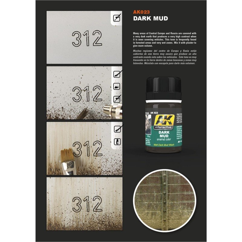 Efecto barro oscuro SKU: AK023