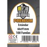 Fundas Steel Armour (63,5X88MM) Premium Estándar (100) - Exterior 66X91MM