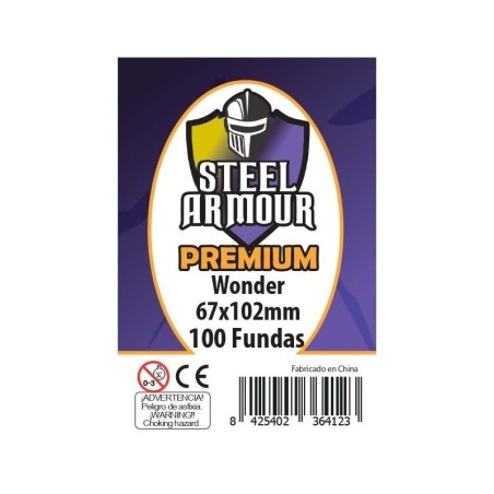 Fundas Steel Armour Wonder Premium 67x102mm (100 Fundas)