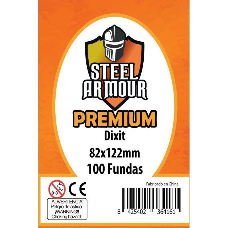 Fundas Steel Armour Dixit Premium 82x122mm (100 Fundas)