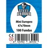 Fundas Steel Armour (45X68MM) Mini Europeo (100) - Exterior 47X70MM