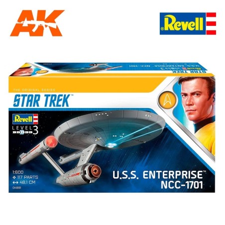 U.S.S. Enterprise NCC-1701 (TOS) 1/600 REV04991