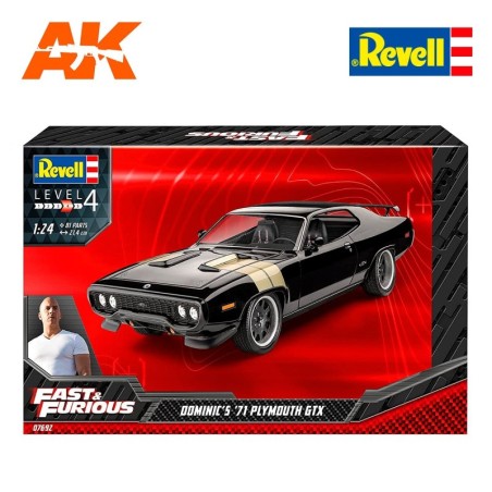 Fast & Furious - Dominic's 1971 Plymouth GTX 1/24 REV07692
