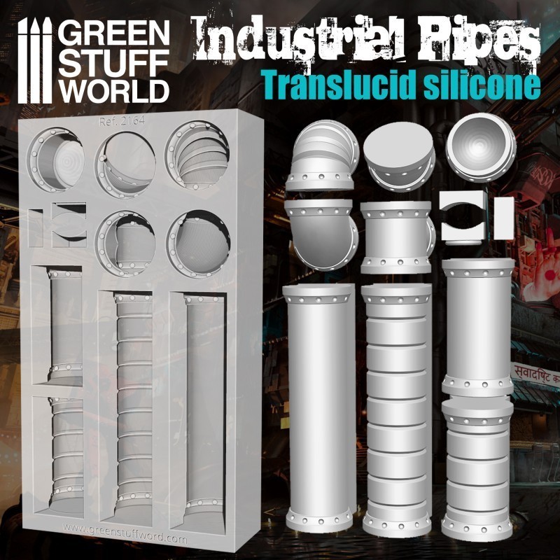 Moldes de Silicona - Tuberías Industriales