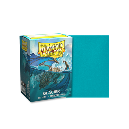 Dragon Shield Standard Matte Dual Sleeves - Glacier Miniom (100 Sleeves) AT-15031
