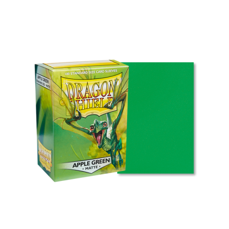 Dragon Shield Standard Sleeves - Matte Apple Green (100 Sleeves) AT-11018
