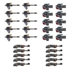 Heavy Weapons Upgrade Set – Volkite Culverins, Lascannons, and Autocannons 31-13