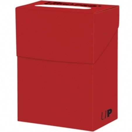 Caja De Mazo Para Cartas New Solid Ultra Pro Roja 85 Cartas