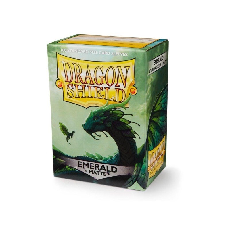 Matte Sleeves Emerald Dragon Shield Matte Sleeves - Emerald (100 Sleeves) AT-11036Accesorios para los JuegosAtheneas Hobby S.L.