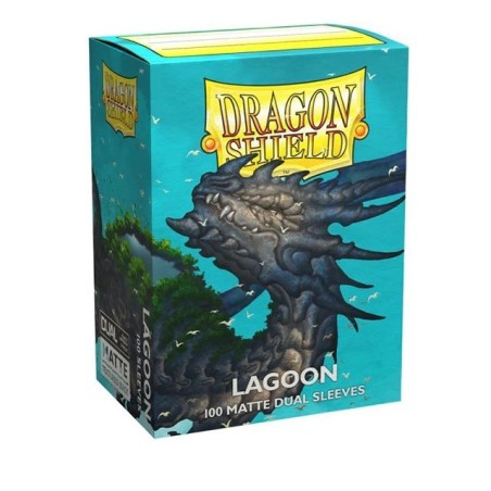 Matte Sleeves Lagoon Saras Dragon Shield Dual (100 Sleeves) AT-15048