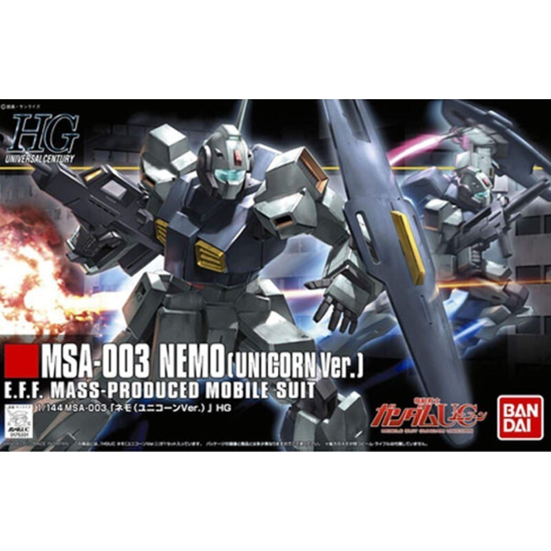 GUNDAM - 1/144 HGUC MSA-003 NEMO ( Unicorn Desert Color ) - Model Kit