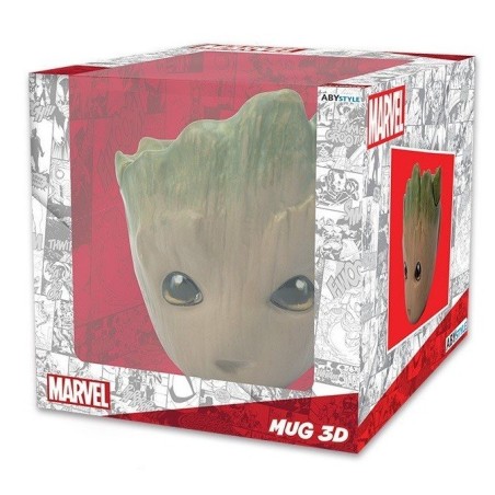 MARVEL - Groot Taza 3D 300ml - Grande Abysse