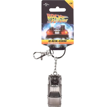 Delorean Llavero 3D Metal Regreso al Futuro SD