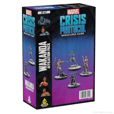 Marvel Crisis Protocol Wakanda Affiliation Pack (Inglés)