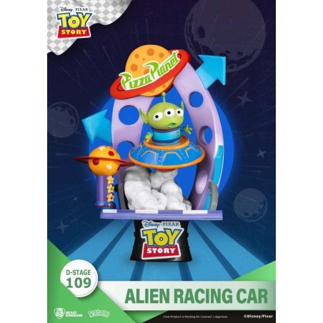Diorama Toy Story PVC D-Stage Alien Racing Car 15 cm