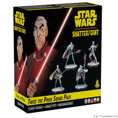 Shatterpoint: Twice the Pride (Count Dooku Squad Pack) (Español) Pre-Pedidos (4 días)