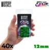 Gemas de plastico 12mm - Verde